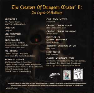 Dungeon Master II (USA, Macintosh) - Booklet Page 004