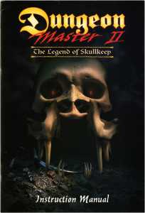 Dungeon Master II (USA, PC) - Big Box Manual Page 001 Dungeon Master II (USA, PC) - Big Box Manual Page 001