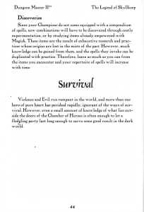 Dungeon Master II (USA, PC) - Big Box Manual Page 046