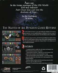 Dungeon Master II (USA, PC) - Compact Disc Edition Box Back