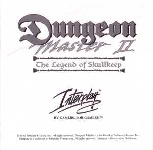 Dungeon Master II (USA, PC) - Jewel Case Booklet Page 003