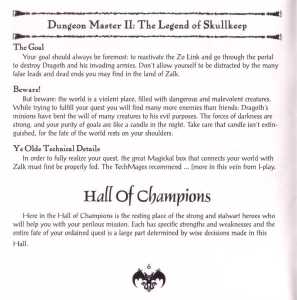 Dungeon Master II (USA, PC) - Jewel Case Booklet Page 008