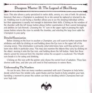 Dungeon Master II (USA, PC) - Jewel Case Booklet Page 010