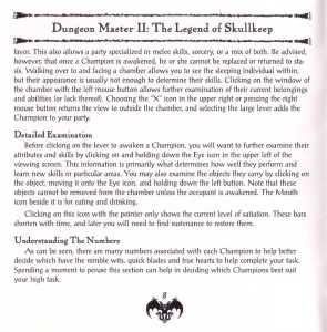 Dungeon Master II (USA, PC) - Jewel Case Booklet Page 010 Dungeon Master II (USA, PC) - Jewel Case Booklet Page 010