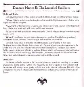 Dungeon Master II (USA, PC) - Jewel Case Booklet Page 012