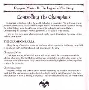 Dungeon Master II (USA, PC) - Jewel Case Booklet Page 014