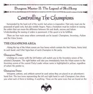 Dungeon Master II (USA, PC) - Jewel Case Booklet Page 014 Dungeon Master II (USA, PC) - Jewel Case Booklet Page 014