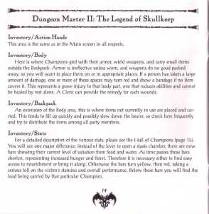 Dungeon Master II (USA, PC) - Jewel Case Booklet Page 016