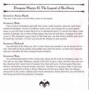 Dungeon Master II (USA, PC) - Jewel Case Booklet Page 016 Dungeon Master II (USA, PC) - Jewel Case Booklet Page 016