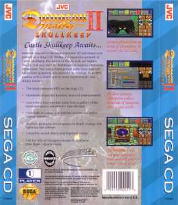Dungeon Master II (USA, Sega CD) - Back Card Front Dungeon Master II (USA, Sega CD) - Back Card Front
