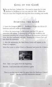 Dungeon Master II (USA, Sega CD) - Booklet Page 011 Dungeon Master II (USA, Sega CD) - Booklet Page 011
