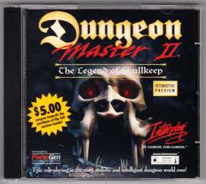 Dungeon Master II Demo (USA, PC) - Box Front