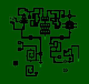 Dungeon Master Nexus (Japan, Sega Saturn) - Automap Dungeon Level 05
