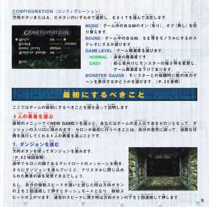 Dungeon Master Nexus (Japan, Sega Saturn) - Booklet Page 007