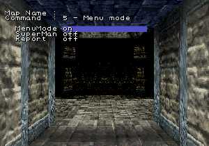 Dungeon Master Nexus (Japan, Sega Saturn) - Debug Menu 5 Menu mode