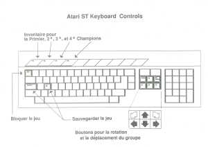 Dungeon Master and Chaos Strikes Back (France, Atari ST) - Mirrorsoft First Edition Keyboard Controls Front Dungeon Master and Chaos Strikes Back (France, Atari ST) - Mirrorsoft First Edition Keyboard Controls Front