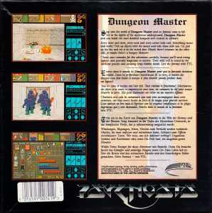 Dungeon Master and Chaos Strikes Back (United Kingdom, Atari ST) - Psygnosis Edition Box Back Dungeon Master and Chaos Strikes Back (United Kingdom, Atari ST) - Psygnosis Edition Box Back