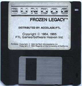 Sundog Frozen Legacy (USA, Atari ST) - Disk Front