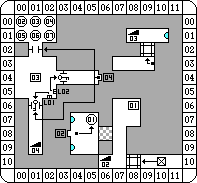 Theron's Quest (PC Engine) - Dungeon Ak-Tu-Ba Level 2