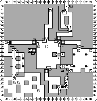 Theron's Quest (PC Engine) - Dungeon Village Of Thieves Level 0