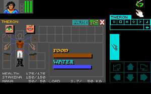 Theron's Quest (TurboGrafx) - Inventory