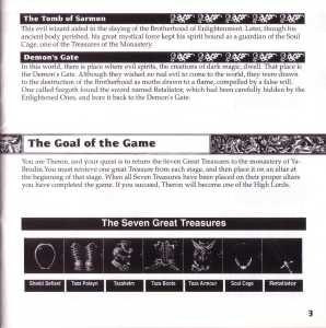 Theron's Quest (USA, Turbografx) - Booklet Page 005 Theron's Quest (USA, Turbografx) - Booklet Page 005
