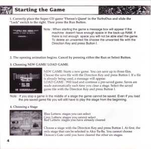Theron's Quest (USA, Turbografx) - Booklet Page 006 Theron's Quest (USA, Turbografx) - Booklet Page 006
