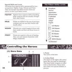 Theron's Quest (USA, Turbografx) - Booklet Page 012 Theron's Quest (USA, Turbografx) - Booklet Page 012
