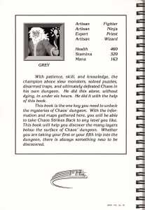 Chaos Strikes Back Adventurer's Handbook (USA) - Page 100