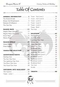 Dungeon Master II Clue Book (USA) - Page 004 Dungeon Master II Clue Book (USA) - Page 004