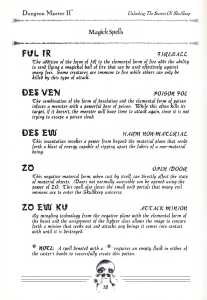 Dungeon Master II Clue Book (USA) - Page 020 Dungeon Master II Clue Book (USA) - Page 020