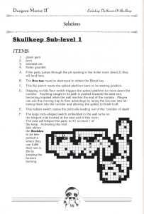 Dungeon Master II Clue Book (USA) - Page 058 Dungeon Master II Clue Book (USA) - Page 058