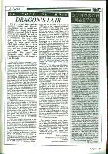 Dungeon Master (Amiga) Review - A-News (France), Issue No 11 March 1989, Page 37