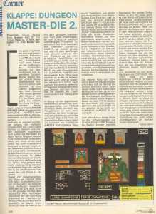 Chaos Strikes Back (Atari ST) Review - ASM (Germany), February 1990, Page 108