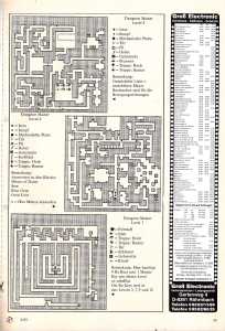 Dungeon Master Hints - ASM (Germany), February 1992, Page 85