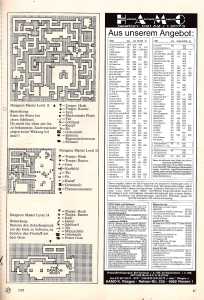 Dungeon Master Hints - ASM (Germany), February 1992, Page 87