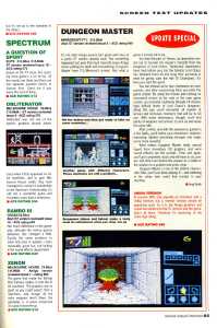 Dungeon Master (Amiga) Review - Advanced Computer Entertainment (United Kingdom), Issue No 19 April 1989, Page 85