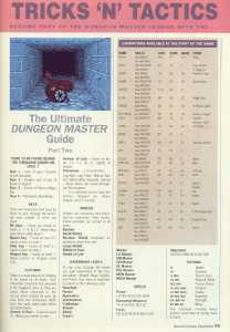 Dungeon Master Guide - Advanced Computer Entertainment (United Kingdom), Issue No 30 March 1990, Page 77