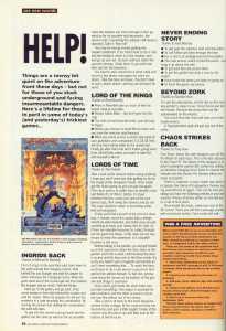Chaos Strikes Back Hints - Advanced Computer Entertainment (United Kingdom), Issue No 36 September 1990, Page 82