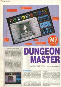 Dungeon Master (Atari ST) Review - Advanced Computer Entertainment (United Kingdom), Issue No 8 May 1988, Page 54
