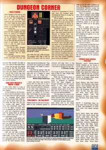 Dungeon Master Hints - Amiga Action (United Kingdom), Issue No 22 July 1991, Page 23