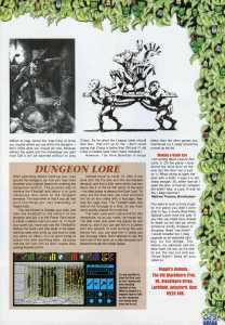 Dungeon Master And Chaos Strikes Back Hints - Amiga Action (United Kingdom), Issue No 25 October 1991, Page 29