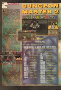 Dungeon Master II (Amiga) Hints - Amiga Computer Studio (Poland),  April 1996, Page 24