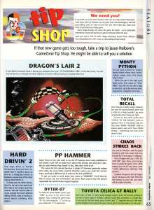 Chaos Strikes Back Fake Cheat - Amiga Computing (United Kingdom), Issue No 40 September 1991, Page 65