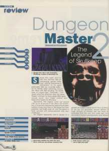 Dungeon Master II (Amiga) Review - Amiga Computing (USA), Issue No 7 February 1996, Page 70 Dungeon Master II (Amiga) Review - Amiga Computing (USA), Issue No 7 February 1996, Page 70