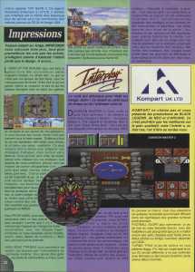 Dungeon Master II (Amiga) Preview - Amiga Concept (France), Issue No 8 October 1994, Page 22