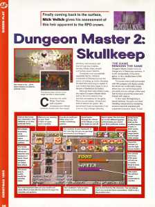 Dungeon Master II (Amiga) Review - Amiga Format (United Kingdom), Issue No 79 December 1995, Page 58 Dungeon Master II (Amiga) Review - Amiga Format (United Kingdom), Issue No 79 December 1995, Page 58