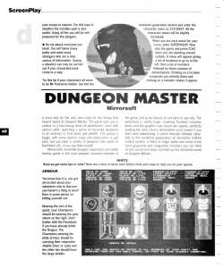Dungeon Master (Amiga) Guide (Revised) - Amiga Format Screenplay (United Kingdom), 1990, Page 48