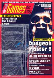 Dungeon Master II (Amiga) Cover - Amiga Games (Germany), October 1995 Dungeon Master II (Amiga) Cover - Amiga Games (Germany), October 1995