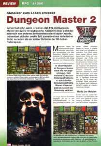 Dungeon Master II (Amiga) Review - Amiga Games (Germany), October 1995, Page 28 Dungeon Master II (Amiga) Review - Amiga Games (Germany), October 1995, Page 28
